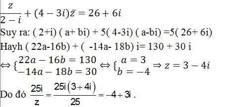 135 bài tập trắc nghiệm Số phức có lời giải (cơ bản - phần 3)