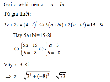 135 bài tập trắc nghiệm Số phức có lời giải (cơ bản - phần 3)