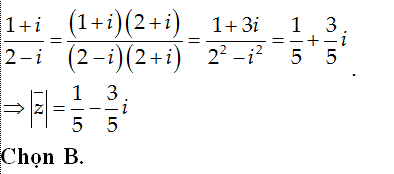 135 bài tập trắc nghiệm Số phức có lời giải (cơ bản - phần 1)