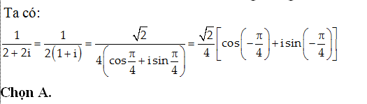 135 bài tập trắc nghiệm Số phức có lời giải (cơ bản - phần 4)