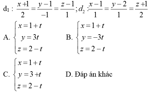 Bài tập Viết phương trình đường thẳng trong đề thi Đại học có lời giải (19 dạng)