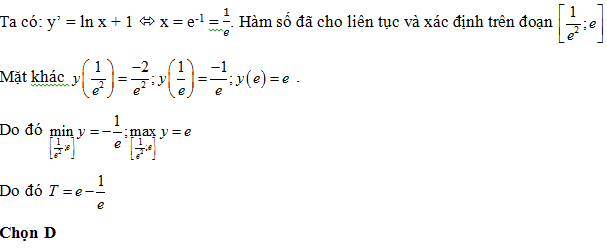 200 bài tập trắc nghiệm Hàm số mũ, lũy thừa, Lôgarit có lời giải (cơ bản - phần 4)