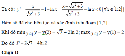 200 bài tập trắc nghiệm Hàm số mũ, lũy thừa, Lôgarit có lời giải (cơ bản - phần 4)