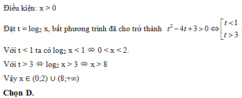 200 bài tập trắc nghiệm Hàm số mũ, lũy thừa, Lôgarit có lời giải (cơ bản - phần 4)