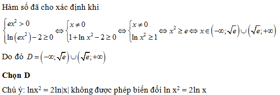 200 bài tập trắc nghiệm Hàm số mũ, lũy thừa, Lôgarit có lời giải (nâng cao - phần 2)