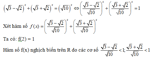 200 bài tập trắc nghiệm Hàm số mũ, lũy thừa, Lôgarit có lời giải (nâng cao - phần 3)