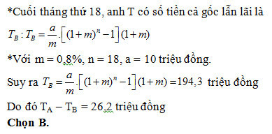 200 bài tập trắc nghiệm Hàm số mũ, lũy thừa, Lôgarit có lời giải (nâng cao - phần 5)