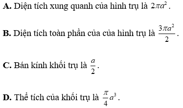 Các dạng bài tập Toán lớp 12 ôn thi THPT Quốc gia có lời giải