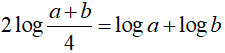 Cách biến đổi đẳng thức đã cho thành đẳng thức logarit cực hay