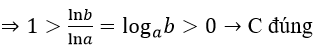 Cách so sánh biểu thức chứa logarit cực hay