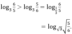 Cách so sánh biểu thức chứa logarit cực hay