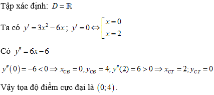 Cách tìm cực trị của hàm bậc ba (cực hay, có lời giải)