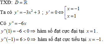 Cách tìm cực trị của hàm bậc ba (cực hay, có lời giải)