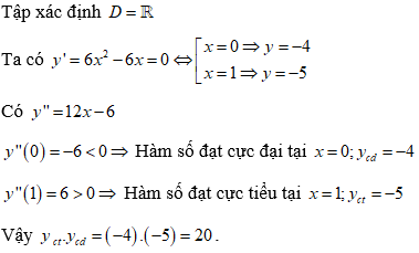 Cách tìm cực trị của hàm bậc ba (cực hay, có lời giải)