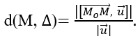 Cách tính khoảng cách từ điểm đến đường thẳng trong không gian Oxyz lớp 12 (chi tiết nhất)