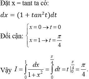 Cách tính tích phân bằng phương pháp đổi biến số loại 2