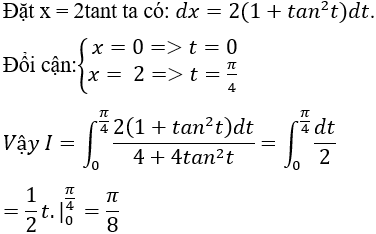 Cách tính tích phân bằng phương pháp đổi biến số loại 2