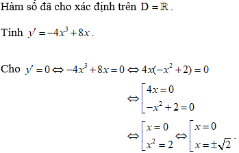 Cách xét tính đơn điệu của hàm đa thức (cực hay, có lời giải)