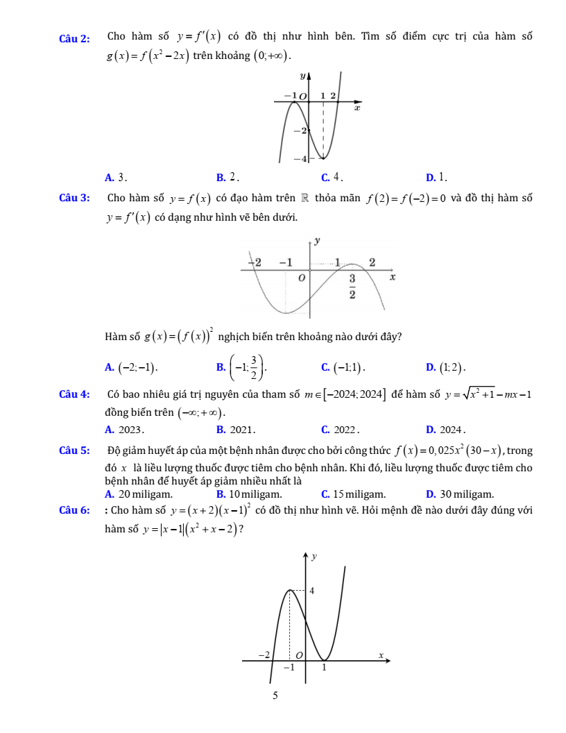 Chuyên đề bài tập bồi dưỡng HSG Toán 12 (có lời giải)