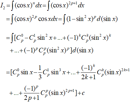 Công thức tích phân đầy đủ, chi tiết nhất