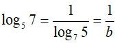 Bài tập biểu diễn logarit này theo logarit khác cực hay