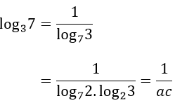 Bài tập biểu diễn logarit này theo logarit khác cực hay