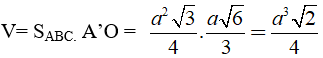 Phương pháp tính thể tích khối lăng trụ xiên cực hay
