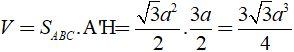 Phương pháp tính thể tích khối lăng trụ xiên cực hay