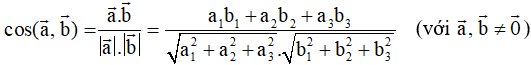 Tích vô hướng và tích có hướng của hai vectơ và cách giải (hay, chi tiết)