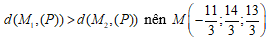 Tìm điểm thuộc đường thẳng trong không gian thỏa mãn điều kiện