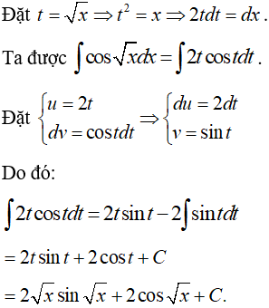 Tìm nguyên hàm của hàm lượng giác bằng phương pháp nguyên hàm từng phần cực hay