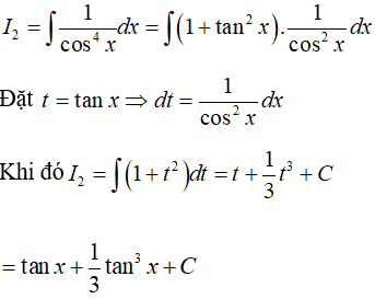 Tìm nguyên hàm của hàm số lượng giác bằng phương pháp đổi biến số cực hay