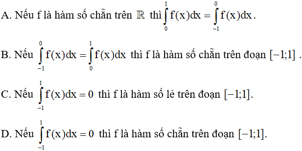 Tính chất của tích phân và cách giải bài tập (hay, chi tiết)