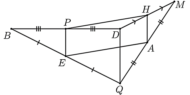 Tính chất đường trung bình của tam giác lớp 8 (chi tiết nhất)