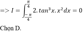 Cách tính tích phân của hàm số chẵn, hàm số lẻ cực hay