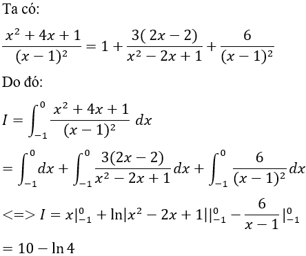Tính tích phân hàm đa thức, phân thức bằng phương pháp đổi biến số