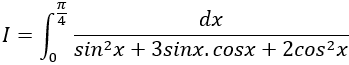 Tính tích phân hàm lượng giác bằng phương pháp đổi biến số