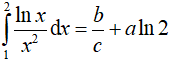 Tính tích phân hàm số mũ, logarit bằng phương pháp tích phân từng phần