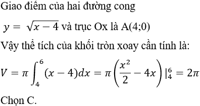 Ứng dụng tích phân trong hình học - Tính thể tích vật thể và khối tròn xoay