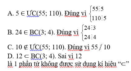 Cách tìm ước chung và bội chung lớp 6 (nhanh nhất, cực hay)