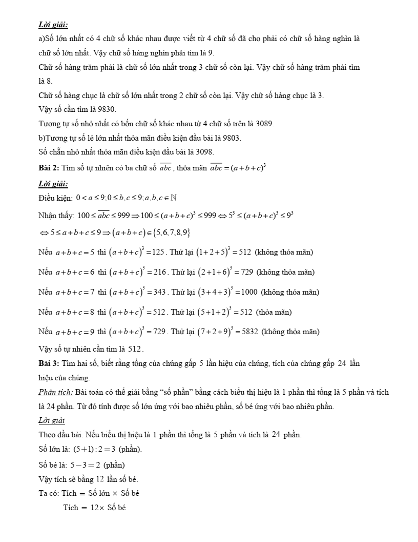 Chuyên đề bài tập bồi dưỡng HSG Toán 6 (có lời giải)