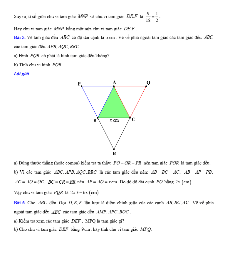 Chuyên đề bồi dưỡng HSG Toán 6 Một số hình phẳng trong thực tiễn (có lời giải)