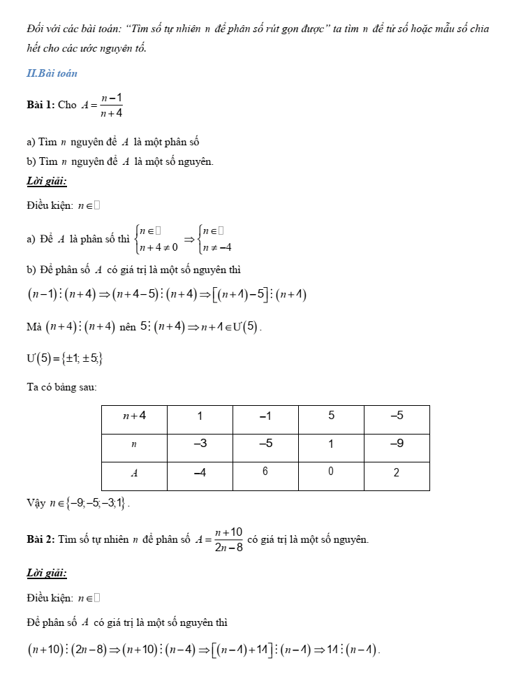 Chuyên đề bồi dưỡng HSG Toán 6 Phân số (có lời giải)