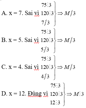 Dạng bài tập về Tính chất chia hết của một tổng cực hay, có lời giải