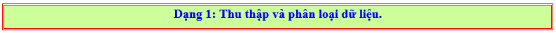 Chuyên đề Dữ liệu và xác suất thực nghiệm lớp 6 (Kết nối tri thức)