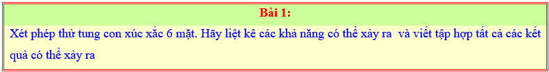 Chuyên đề Một số yếu tố xác suất lớp 6 (Chân trời sáng tạo)