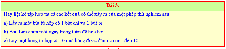 Chuyên đề Một số yếu tố xác suất lớp 6 (Chân trời sáng tạo)