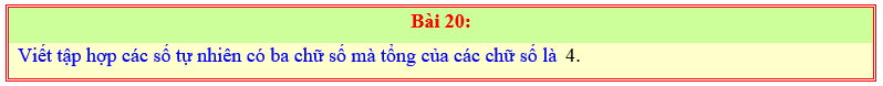 Chuyên đề Số tự nhiên lớp 6 (Chân trời sáng tạo)