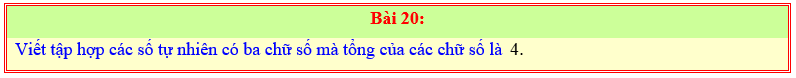 Chuyên đề Tập hợp các số tự nhiên lớp 6 (Kết nối tri thức)