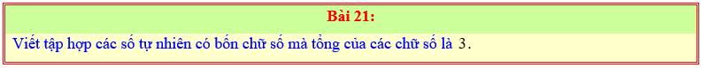 Chuyên đề Tập hợp các số tự nhiên lớp 6 (Kết nối tri thức)